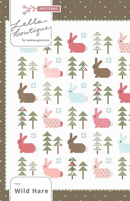 Wild Hare Quilt Kit in Lovestruck by Lella Boutique - Moda - 71.5 X 71.5