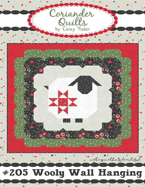PREORDER Wooly Wallhanging Kit using Starberry by Corey Yoder- Moda-40 X 40