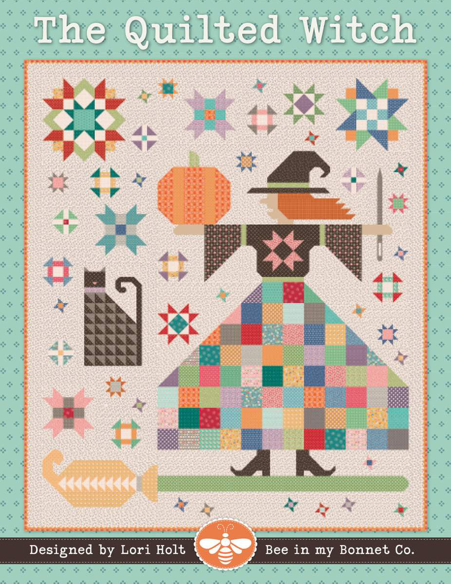Quilted Witch Quilt Kit Featuring Bee Dots by Lori Holt- 76.5 X 89.5 –  HandmadeIsHeartmade