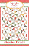 Sun Twist 2 Pattern G CQ 246  by Corey Yoder- Moda- 74" X 91"