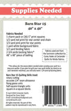 Barn Star 15 G CQ 249 by Corey Yoder- Moda- 40 X 40"