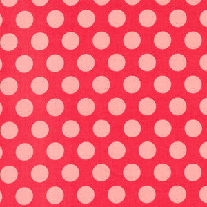 Favorite Things 108" wide Backing Dots Scarlet 108008 13 by Sherri and Chelsi- Moda