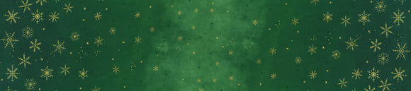 Ombre Flurries Christmas Green 10874 431MG by V & Co from Moda- 1/2 Yard
