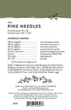 Pine Needles G LB 265  Pattern by Lella Boutique- Moda-72 1/2" x 72 1/2"