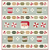 Cocoa Party Quilt Kit using Berry and Pine by Lella Boutique- Moda- 76 1/2" X 82 1/2"