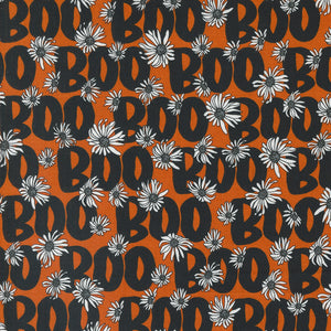 Noir Boo Text Pumpkin 11544 14 by Alli K Design - Moda- 1/2 Yard