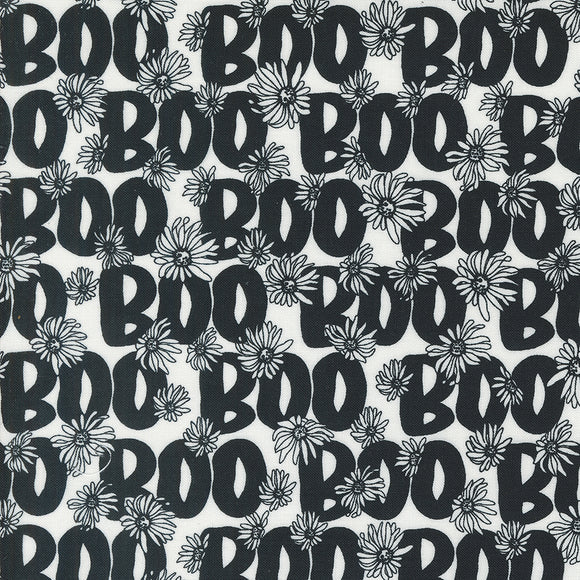 Noir Boo Text Ghost 11544 21 by Alli K Design - Moda- 1/2 Yard