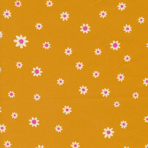 Maeve Daisy Dot Golden 11938 24 Crystal Manning- Moda- 1/2 Yard