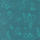 Parlor Boho Flowers Peacock 11967 16 by Crystal Manning- Moda- 1/2 Yard