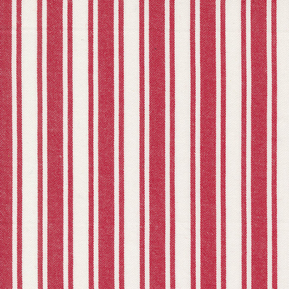 Panache Wovens White Red 12218 13 by Pieces To Treasure- Moda- 1/2 Yard