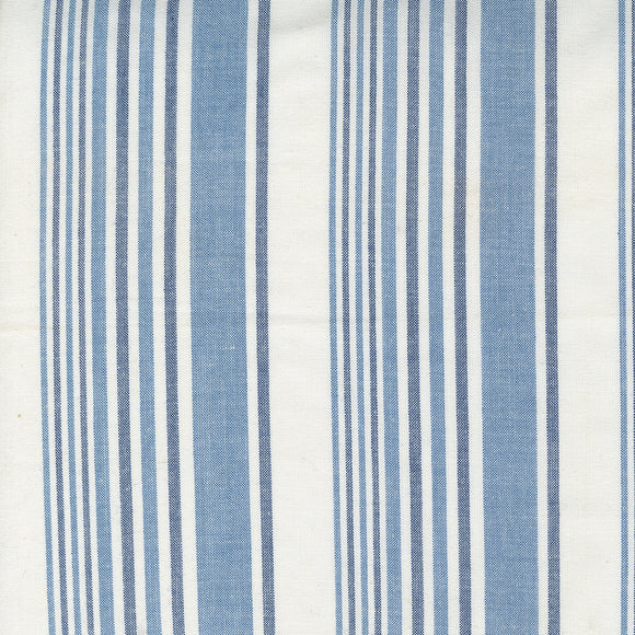 PREORDER Denim and Daisies Woven Daisy Stripe 12222 11 by Fig Tree and Co- Moda- 1 /2 yard