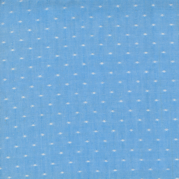 PREORDER Denim and Daisies Woven Stonewashed Dot 12222 15 by Fig Tree and Co- Moda- 1 /2 yard