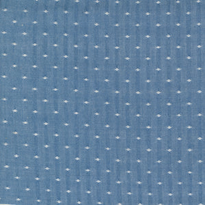 Denim and Daisies Woven Blue Jeans Dot 12222 19 by Fig Tree and Co- Moda- 1 /2 yard