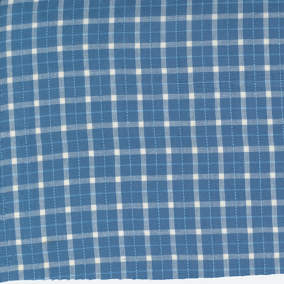 PREORDER Denim and Daisies Woven Blue Jeans Plaid 12222 20 by Fig Tree and Co- Moda- 1 /2 yard