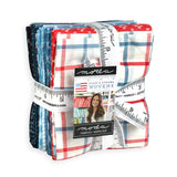 PREORDER Stars & Stripes Wovens Fat Quarter Bundle 12227AB by Camille Roskelley- Moda - 16 Prints