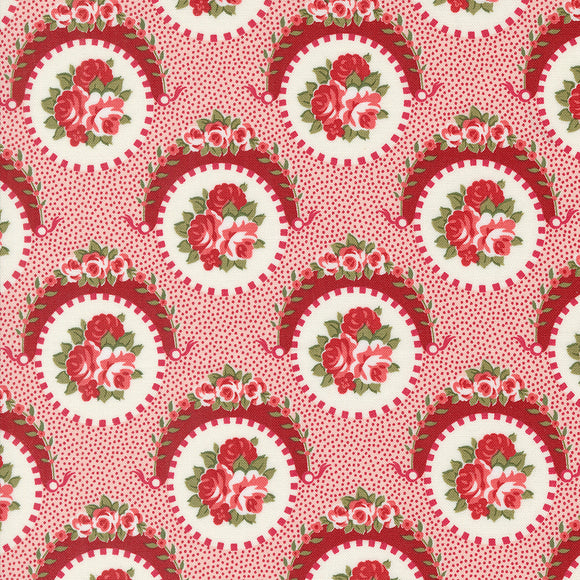 Grand Haven Sweet Floral Pink 14981 12 by Minick & Simpson - Moda- 1/2 Yard