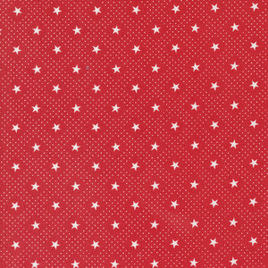 Grand Haven Star Check Scarlet 14982 13 by Minick & Simpson - Moda- 1/2 Yard