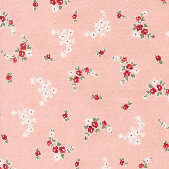 Grand Haven Blooming Garlands Pink 14983 12 by Minick & Simpson - Moda- 1/2 Yard