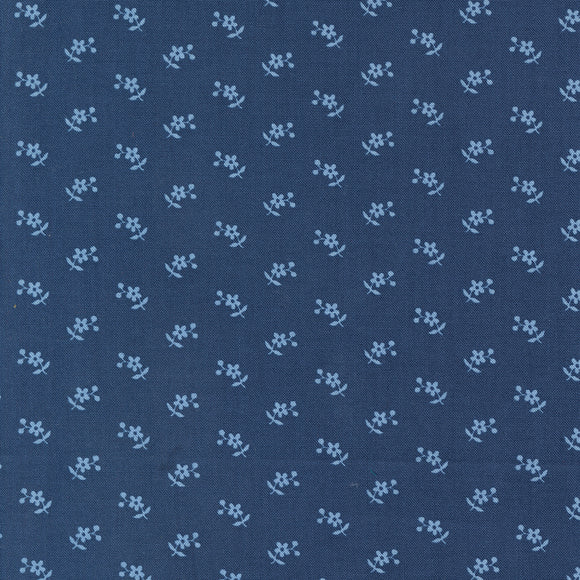 Grand Haven Calico Daisy Navy 14984 19 by Minick & Simpson - Moda- 1/2 Yard