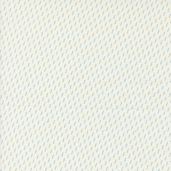 Grand Haven Dotted Shirting Cream Sky 14988 11 by Minick & Simpson - Moda- 1/2 Yard