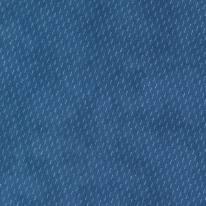 Grand Haven Dotted Shirting Nautical Blue 14988 18 by Minick & Simpson - Moda- 1/2 Yard