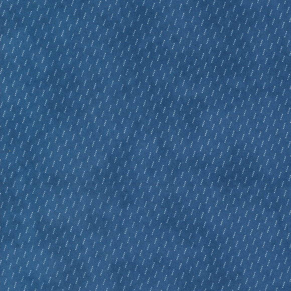 Grand Haven Dotted Shirting Nautical Blue 14988 18 by Minick & Simpson - Moda- 1/2 Yard