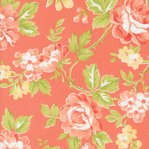 PREORDER Jelly and Jam Summer Bloomers Rhubarb 20490 13 by Fig Tree- Moda- 1/2 yard