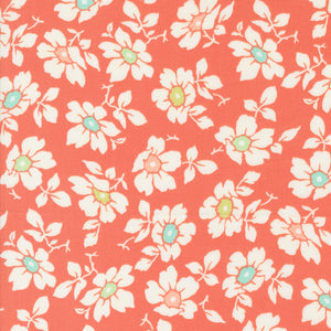 Jelly and Jam Flour Sack Daisy Rhubarb 20491 13 by Fig Tree- Moda- 1/2 yard