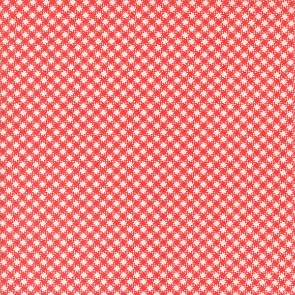 Jelly and JAM Gingham Strawberry 20495 12 by Fig Tree- Moda- 1/2 yard