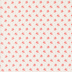 PREORDER Jelly and Jam Ditsy Cotton Strawberry 20498 31 by Fig Tree- Moda- 1/2 yard