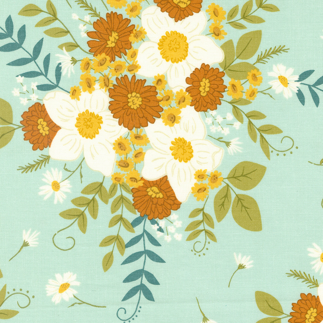Ponderosa Country Floral Sky 20860 17 by Stacy Iest Hsu- Moda- 1/2 yar ...