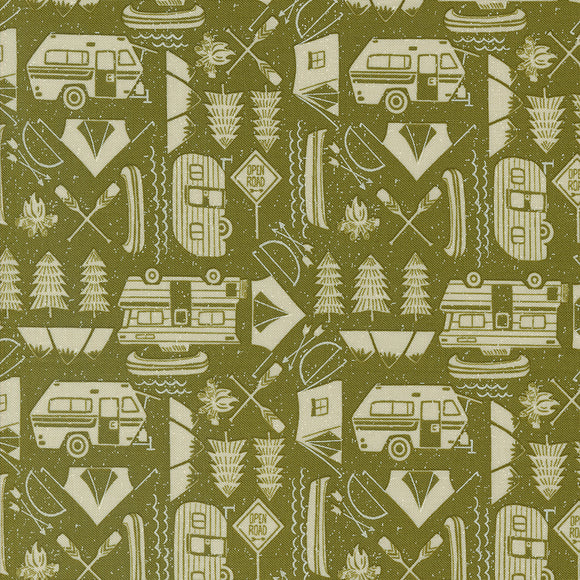 The Great Outdoors Open Road Forest 20884 13 by Stacy Iest Hsu- Moda - 1/2 yard