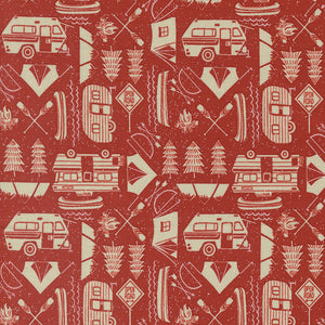 The Great Outdoors Open Road Fire 20884 15 by Stacy Iest Hsu- Moda - 1/2 yard