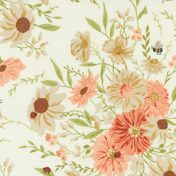 Farmstead Farm Fresh Flowers Porcelain 20900 11 by  Stacy  Lest Hsu- Moda-1/2 Yard