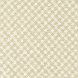 Farmstead Bias Gingham Linen 20907 12 by  Stacy Iest Hsu- Moda-1/2 Yard