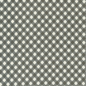 Farmstead Bias Gingham Charcoal 20907 16 by  Stacy Iest Hsu- Moda-1/2 Yard