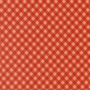 Farmstead Bias Gingham Copper 20907 22 by  Stacy Iest Hsu- Moda-1/2 Yard