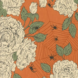 Home Sweet Haunt Haunted Roses Pumpkin 20911 14 Stacy Iest Hsu- Moda- 1/2 Yard