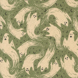 Home Sweet Haunt Ghostly Ghost Moss 20914 15 Stacy Iest Hsu- Moda- 1/2 Yard
