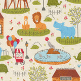 Animal Park Fun Scenic Dove 20960 11 by Stacy Iest Hsu- Moda- 1/2 Yard