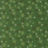 Holiday Cheer Snow Flurry Evergreen 20976 14 by Stacy Iest Hsu- Moda- 1/2 Yard