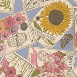 My Secret Garden Seeds of Love Dusk 20981 22 by Stacy Iest Hsu- Moda- 1/2 Yard