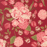 Je Taime Love Garden Scarlet 20990 18 by Stacy Iest Hsu-  Moda- 1/2 Yard