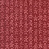 Gingerbread Lane- Gingerbread Dance Cranberry 26152 18 by Kiley's Quilt Room- Moda- 1/2 Yard