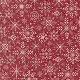 Gingerbread Lane- Blizzard Cranberry 26153 18 by Kiley's Quilt Room- Moda- 1/2 Yard