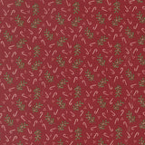 Gingerbread Lane- Holly Candy Cranberry 26157 188 by Kiley's Quilt Room- Moda- 1/2 Yard