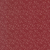 Gingerbread Lane- Flurry Dots Cranberry 26158 18 by Kiley's Quilt Room- Moda- 1/2 Yard