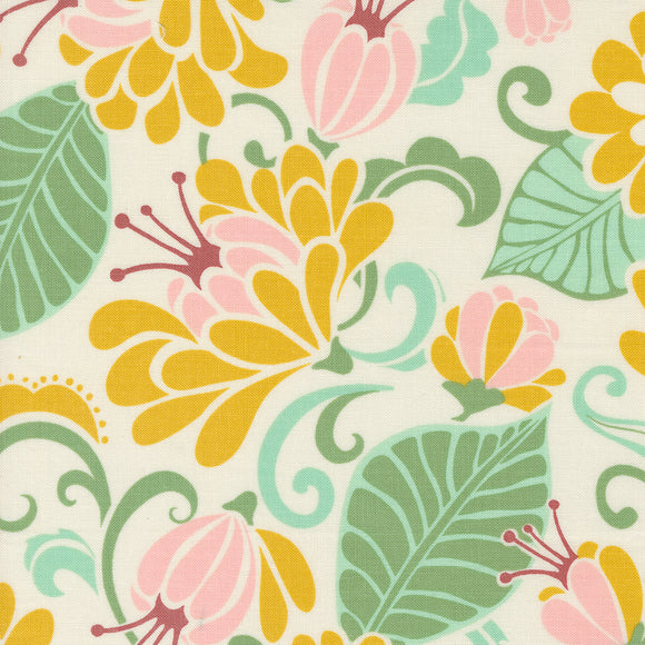 Tango Sarabande  Cream Sunshine 27330 31 by Kate Spain-Moda- 1/2 Yard