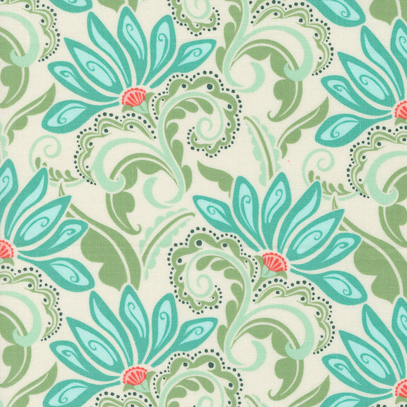 Tango Valencia Cream Sea 27331 31 by Kate Spain-Moda- 1/2 Yard