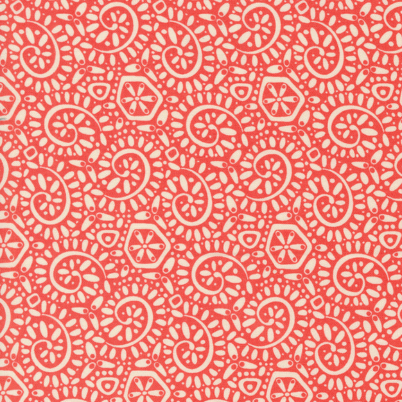 Tango Canto Tangerine 27337 12 by Kate Spain-Moda- 1/2 Yard